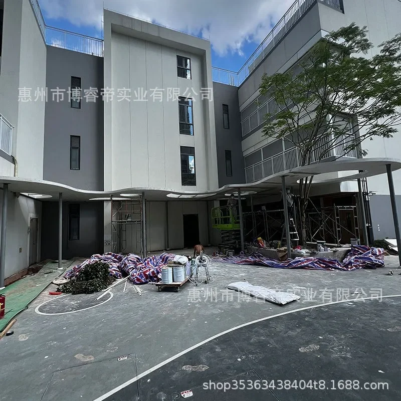 Large fiberglass garden landscape pavilion outdoor shading amusement gallery art campus culture corridor rest