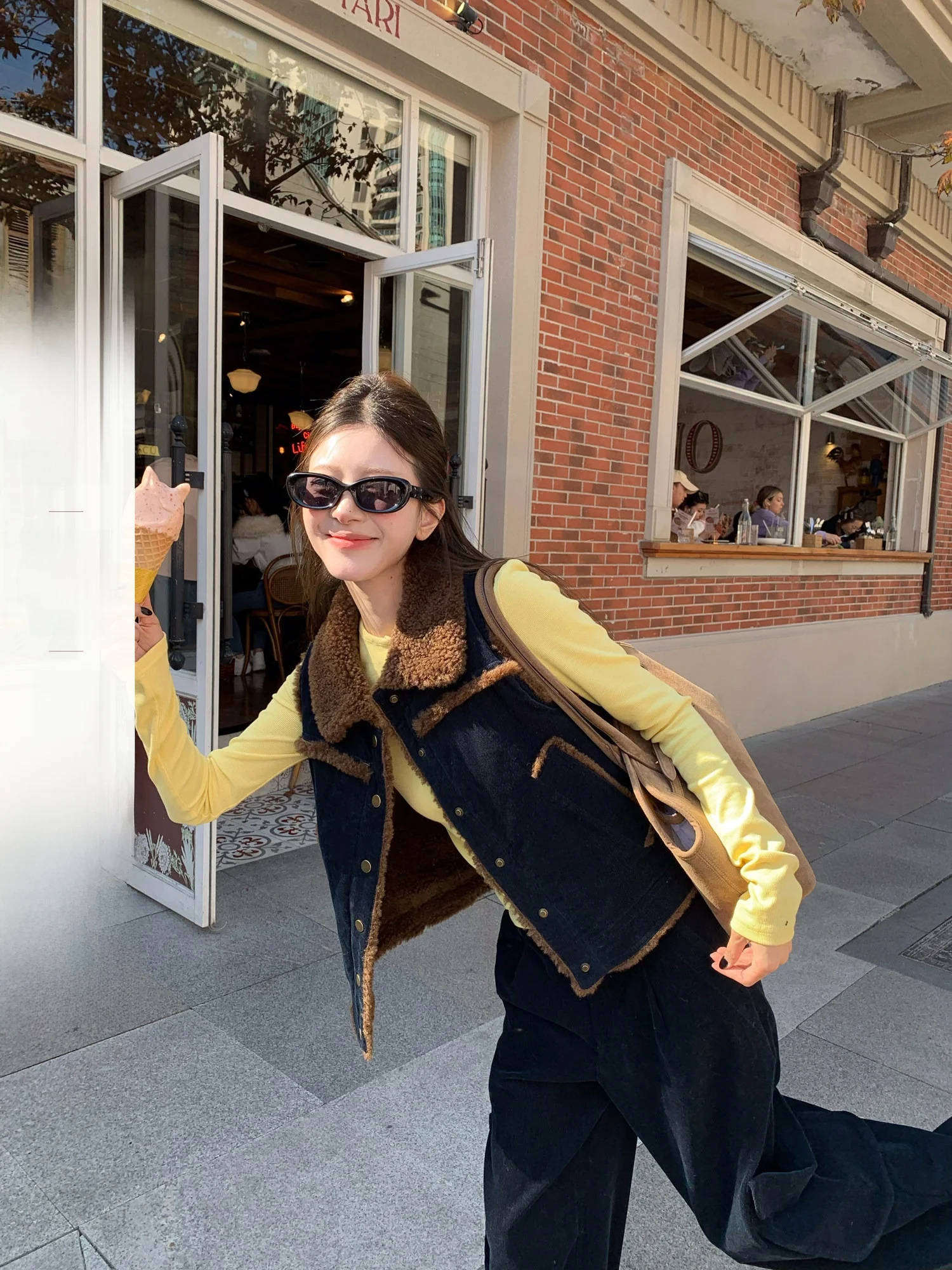 

Жилет из искусственного меха с воротником Питер Пэн, вельветовый, с мягкой текстурой, для больших собак, модный, для повседневной носки, для среднего возраста