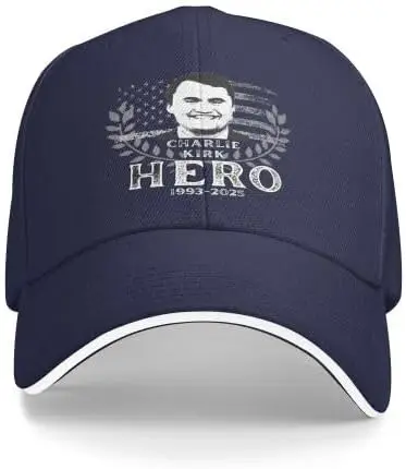 الراحة في السلام قبعات تشارلي كيرك تحية تذكارية تشارلي 1993 2025 قبعة بيسبول