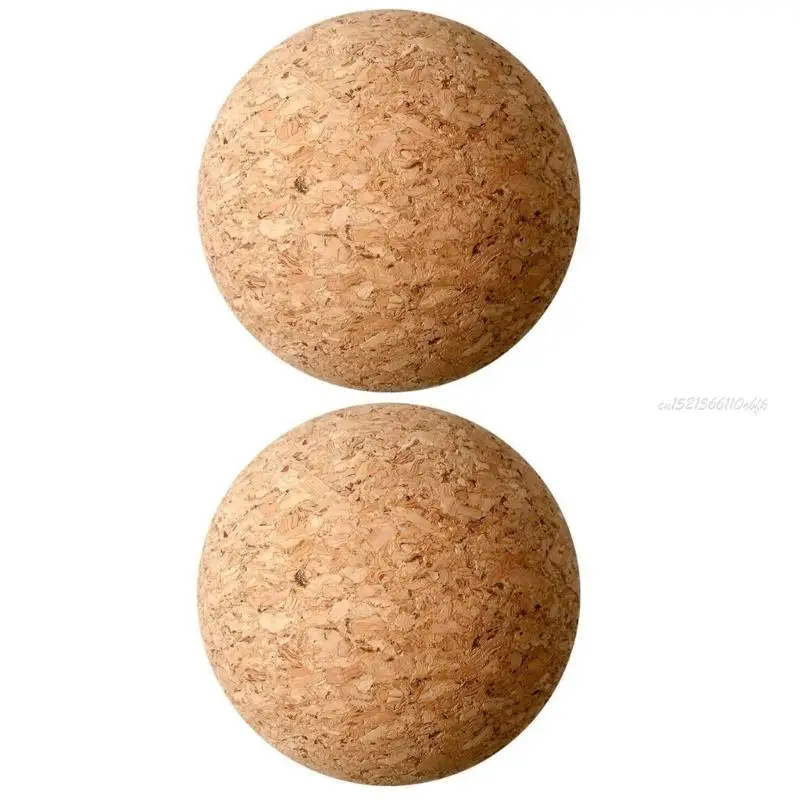 27RB упаковка из 2 элегантных деревянных пробковых шаров