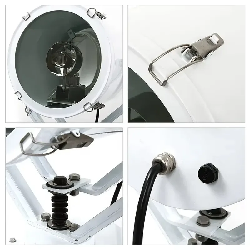 TG26-A Wireless Remote Control Search Light 300W 6900LM GY9.5 Lamp Holder Halogen Light Marine Navigation Search