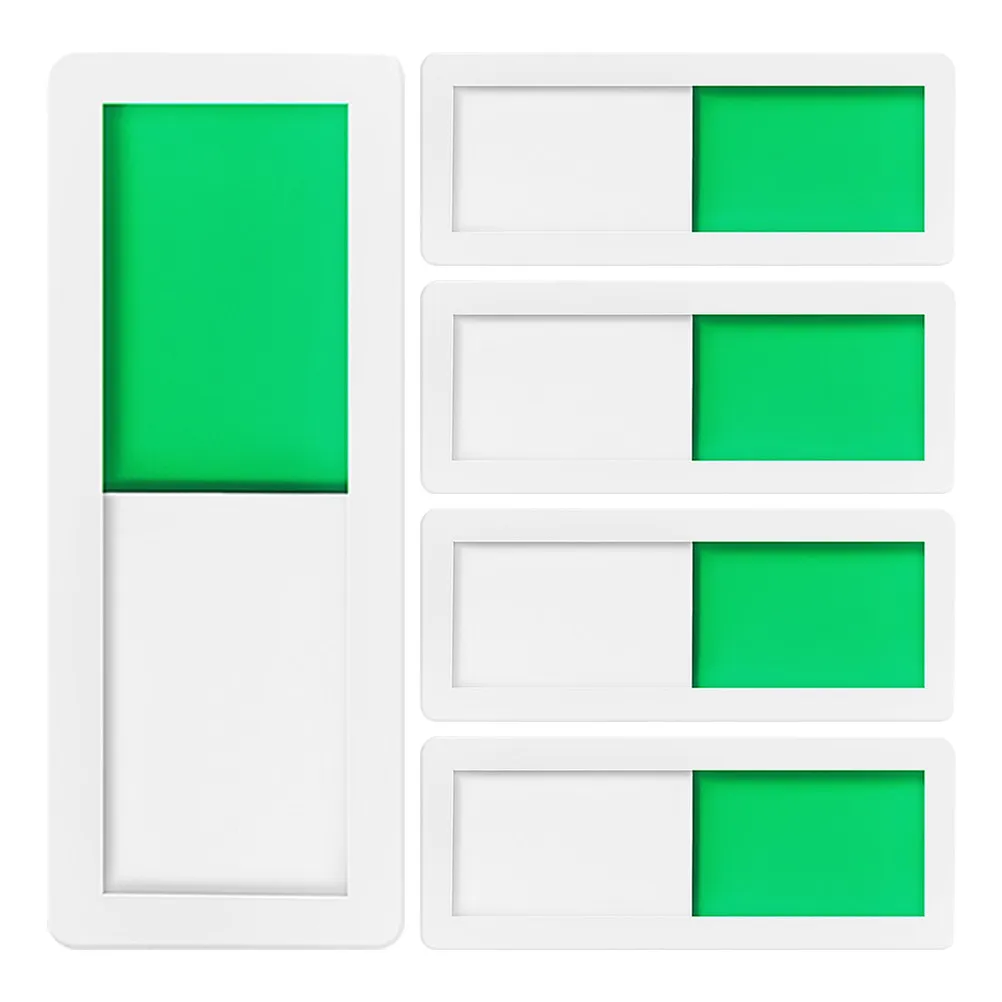 5Pcs Privacy Sign Boards Sliding Door Indicators for Office Home Bathroom Hotel Restroom Occupied Vacant Office Restroom Slider