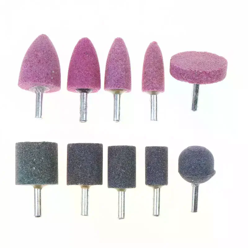 Metal Grinding Stone Set Polishing Sanding Rust Removal Deburring Grinding Wheel Sandpaper 1/4