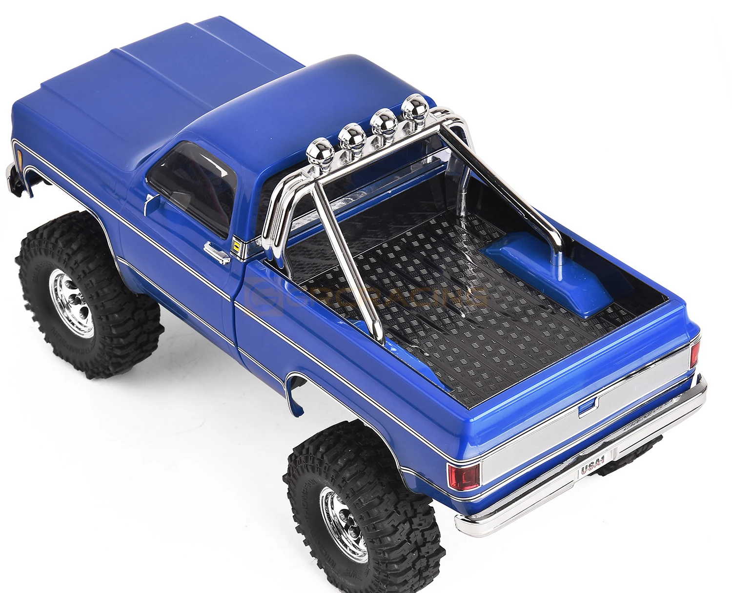 TRX4M Metal Simulation Cargo Box Stainless Steel Decorative Piece for 1/18 RC Crawler TRX4-M Chevrolet K10 Upgrade Parts