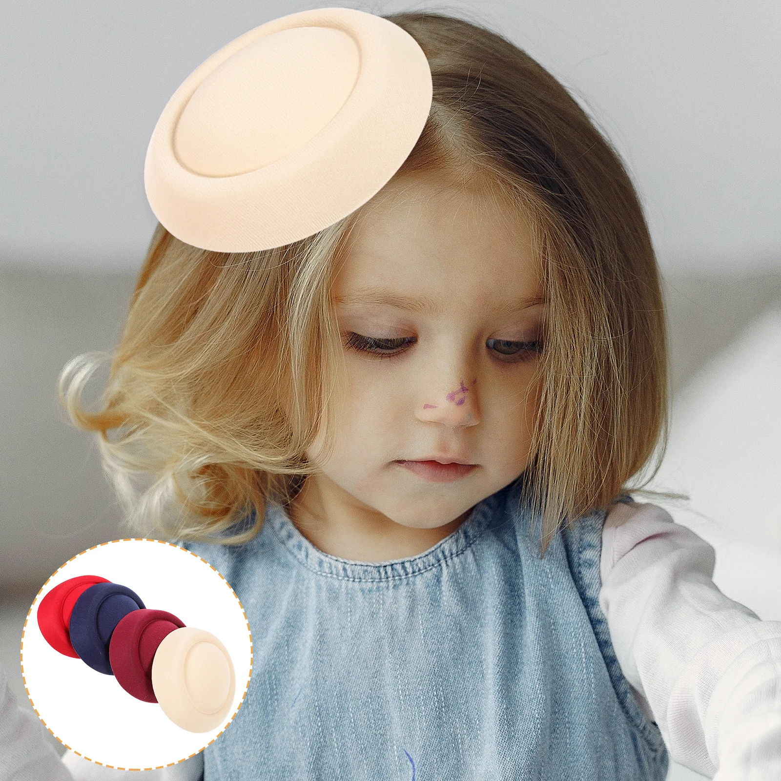 

4Pcs DIY Small Hat Base Practical Multi-Functional Caps Making Supply for Art Crafts Accessories Hat Base DIY Supplies