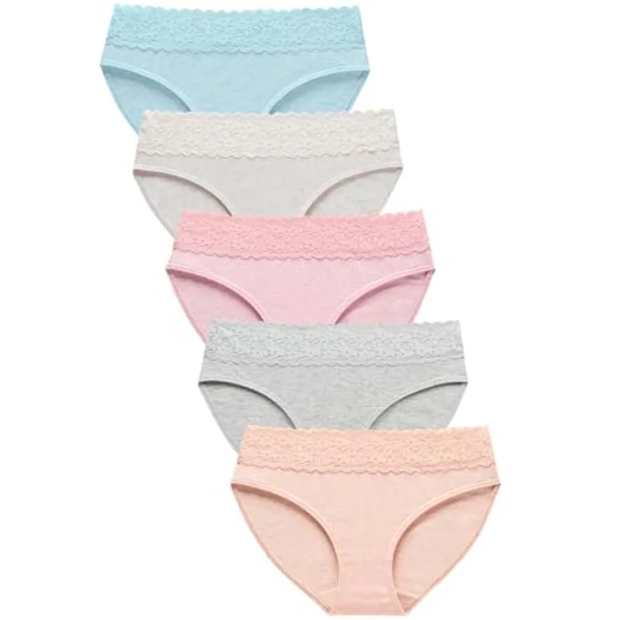 

Wealurre for Women Bikini Underwear Hipster Underpants Briefs Pack