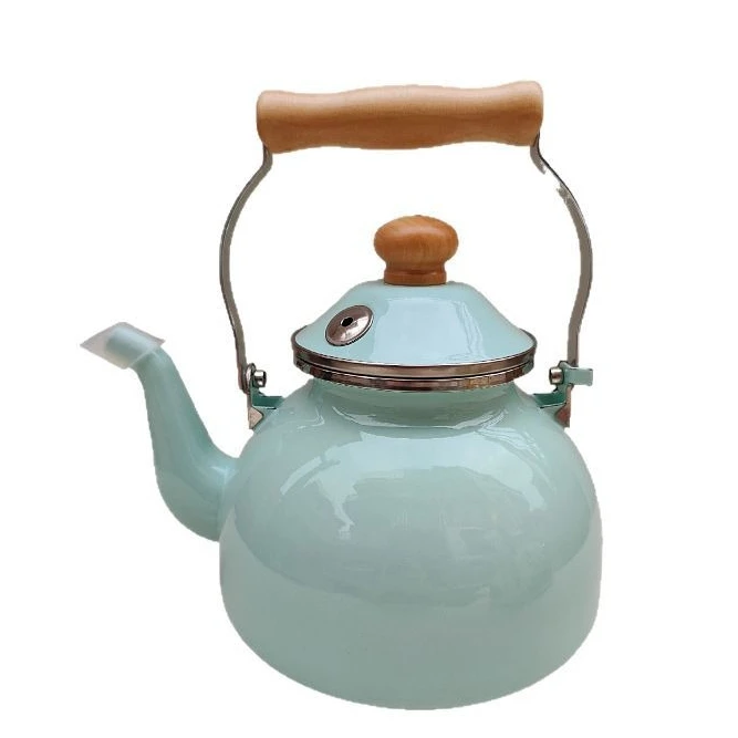 Thickened enamel pot, yellow ringing pot, enamel kettle, induction cooker, gas universal beauty pot
