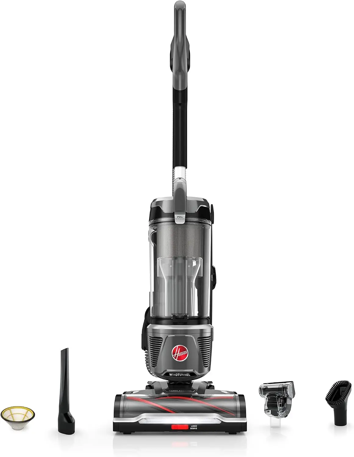 Upright Corded Bagless Vacuum Cleaner Featuring Anti-Tangle Technology