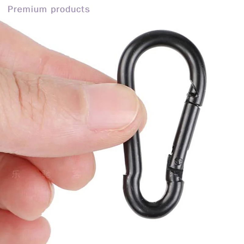 1PC โลหะ Carabiner คลิปตะขอ D Carabiner Hooks สําหรับเครื่องประดับทําแหวน DIY เสื้อผ้าอุปกรณ์เสริม