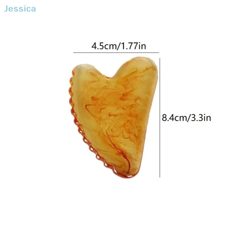 ♥Face Guasha Massage Board Resin Gua Sha Scraper Facial Massager Tool Face Lift Slim Scraper Scraping Plate