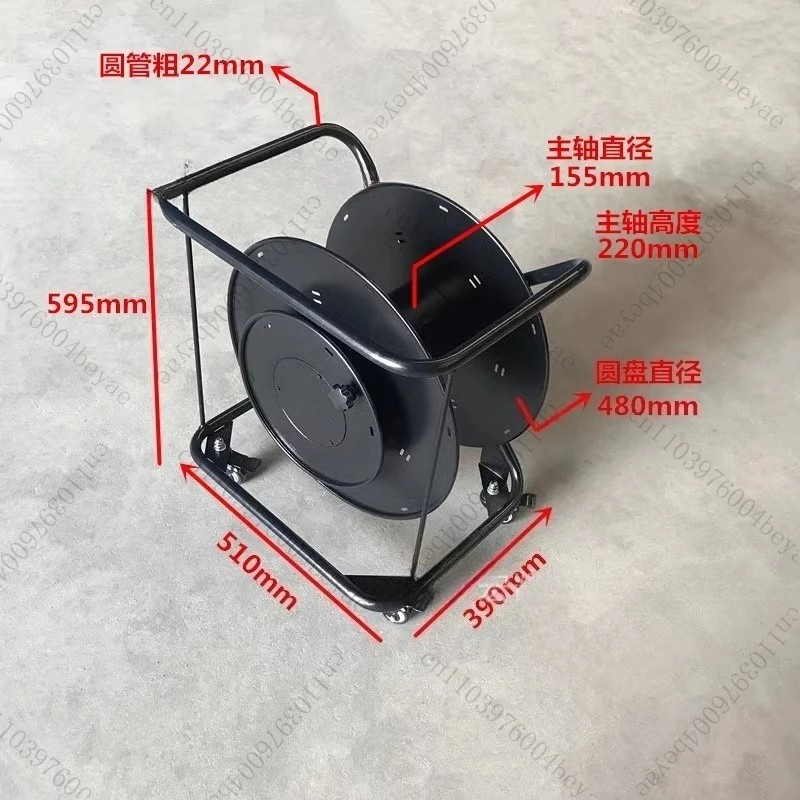 2PCS Durable Fiber Optical Spool Cable Drum Max Capacity Fiber Optic Cable Reel