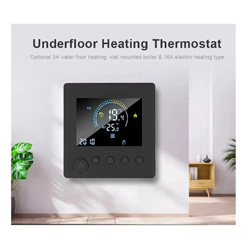 Wifi Smart Thermostat Electric Floor Heating Water Gas Boiler Temperature Wireless Remote Controller By Tuya Alexa(3A) Durable