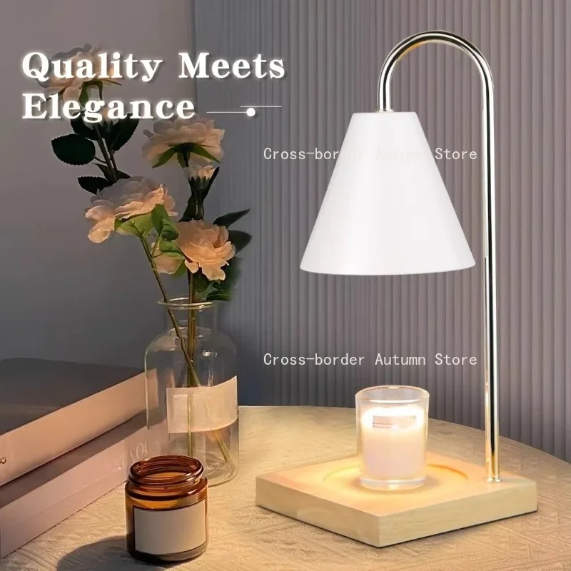 Table Lamps Led Candle Warmer Lamp for Home Decor Aromatherapy Melting Wax Night Light With Timer Dimming Desk