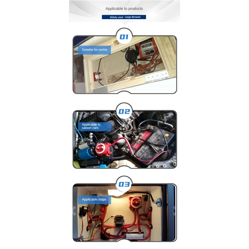 ABHZ-Mini التبديل قطع تشغيل/إيقاف مركبة بحرية 12-48 فولت 100-300A بطارية التبديل المعزل قطع الروتاري دائم سهلة الاستخدام سيور واحد #2