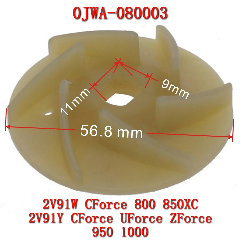 

Original Impeller Water Pump 0JWA-080003 For CFMoto ATV SSV UTV Accessories CForce ZForce800 850 950 1000 2V91Y CF Moto