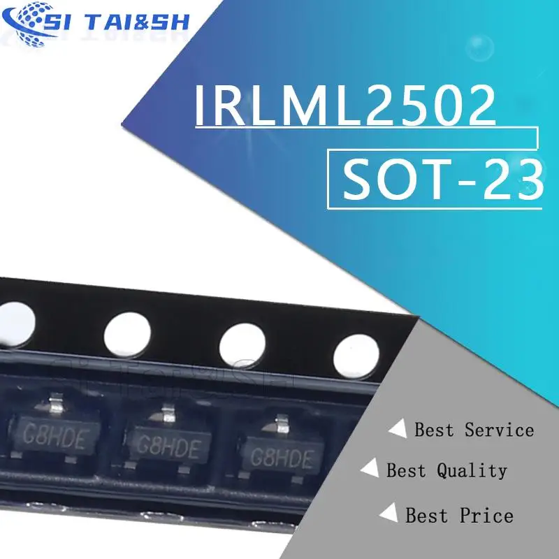 50 stücke irlml2502trpbf sot23 irlml2502 sot sot-23 irlml2402 irlml2803 irlml0030 irlml5203 irlml6344 irlml6402 irlml6401 irlml6244