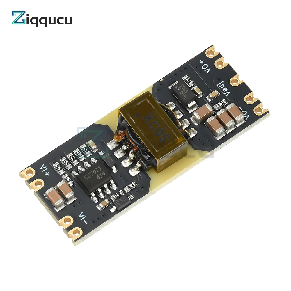 Módulo de potencia de amplio voltaje aislado XC5015 DC-DC 9-42V a 5/12V Módulo reductor de salida Módulo de potencia de baja ondulación