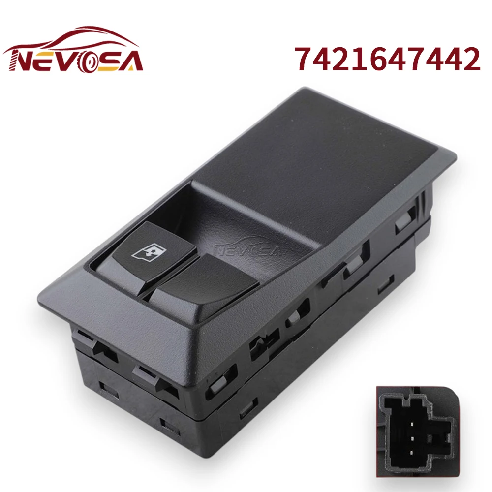 

12 В 7421647442 Электрический переключатель стеклоподъемника для грузовика Renault Magnum 7423394176 21647442 19206