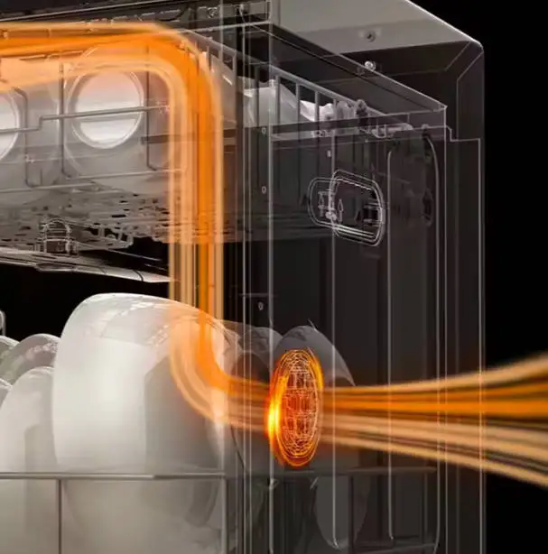 Large Built-in Kitchen Dish Washer Portable Dishwasher Freestanding Intelligent Dish-washing Machine For Home