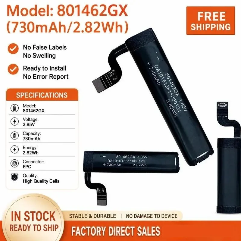 [New] 801462GX 3.85V 730mAh 2.82Wh High-quality Battery for EVE Long Soft Pack Polymer Lithium