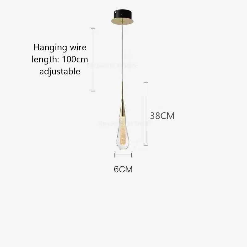 Modern Crystal Pendant Lights Long Cable Hanging Lamps Simple Luster Living Room Hanglamp LED Restaurant Bar Deco Light Fixtures