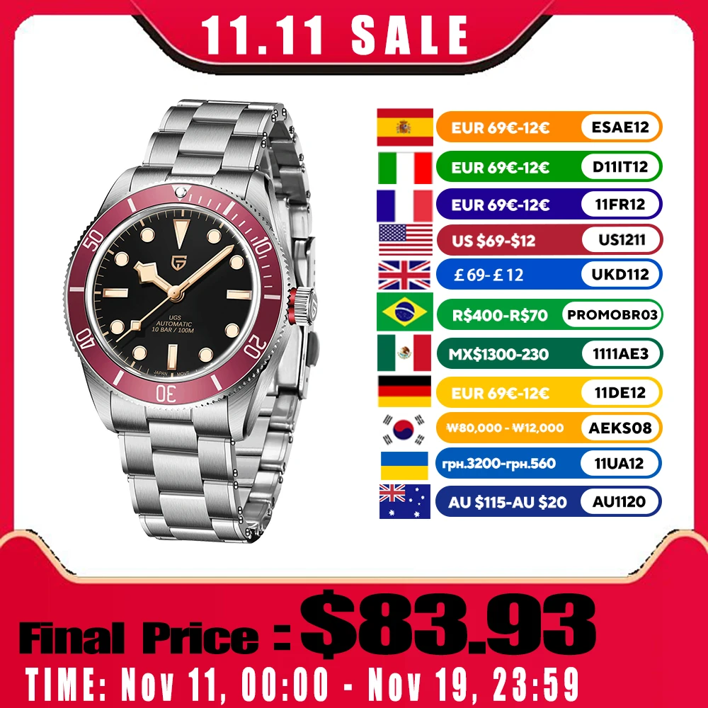 PAGANI DESIGN 2025 Men's Shock Resistant Watches Mechanical Watch Complete Calendar Sapphire Mirror Automatic Timepiece for Men