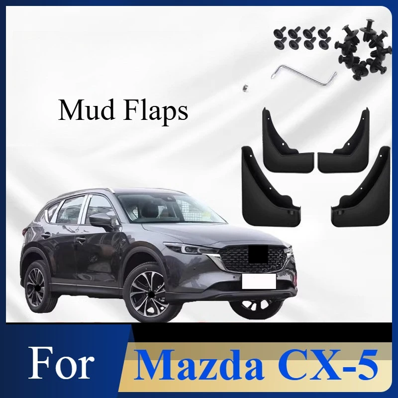 

For Mazda CX-5 Car Mud Flaps Easy To Clean Wear-resistant and Scratch-resistant Easy Installation No Drilling Required