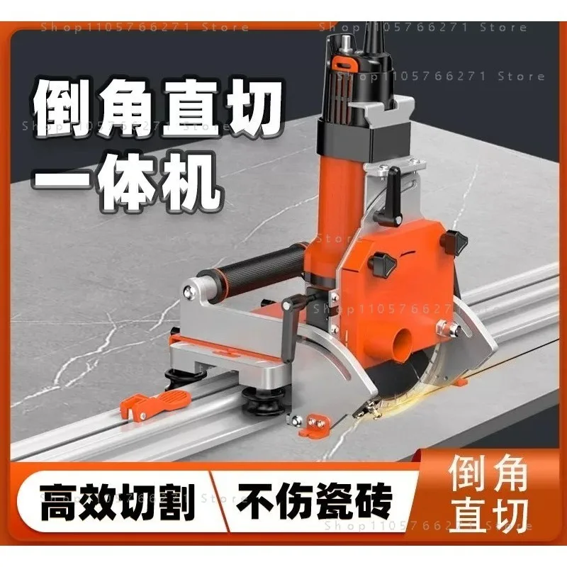 Electric Tile Cutter High Precision Track Push Pull Knife for Straight Cutting Chamfering Rock Slab Thin Large Slab