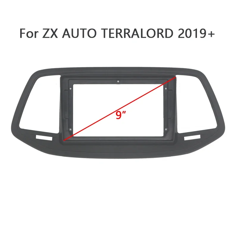 Car Radio Fascia for ZX AUTO TERRALORD 2019 2020 2021 2022 Video Audio Player Dashboard Mount Frame Kit