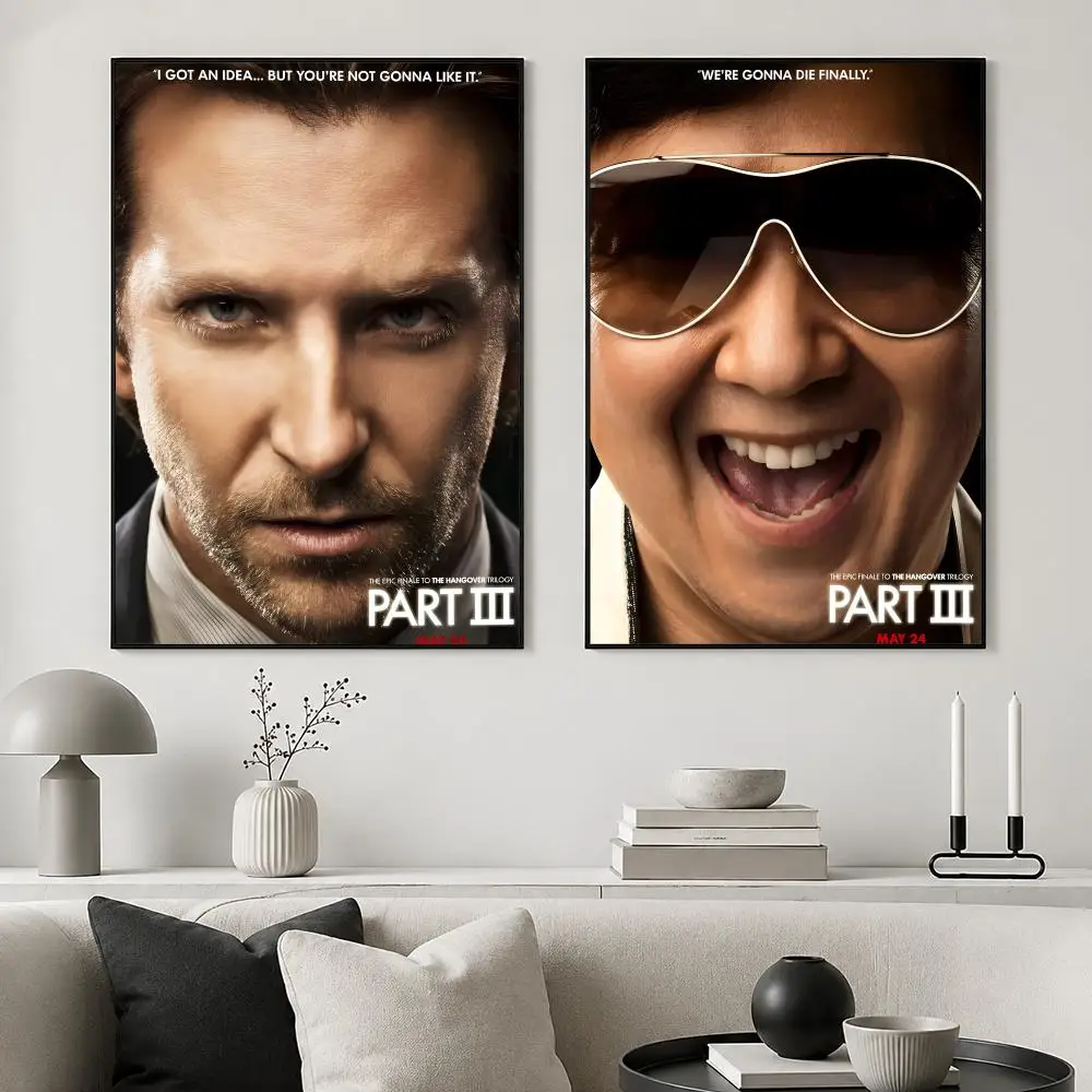 Hangover Movie Poster posters for bedrooms and living rooms high definition cartoon movie-themed wall art.