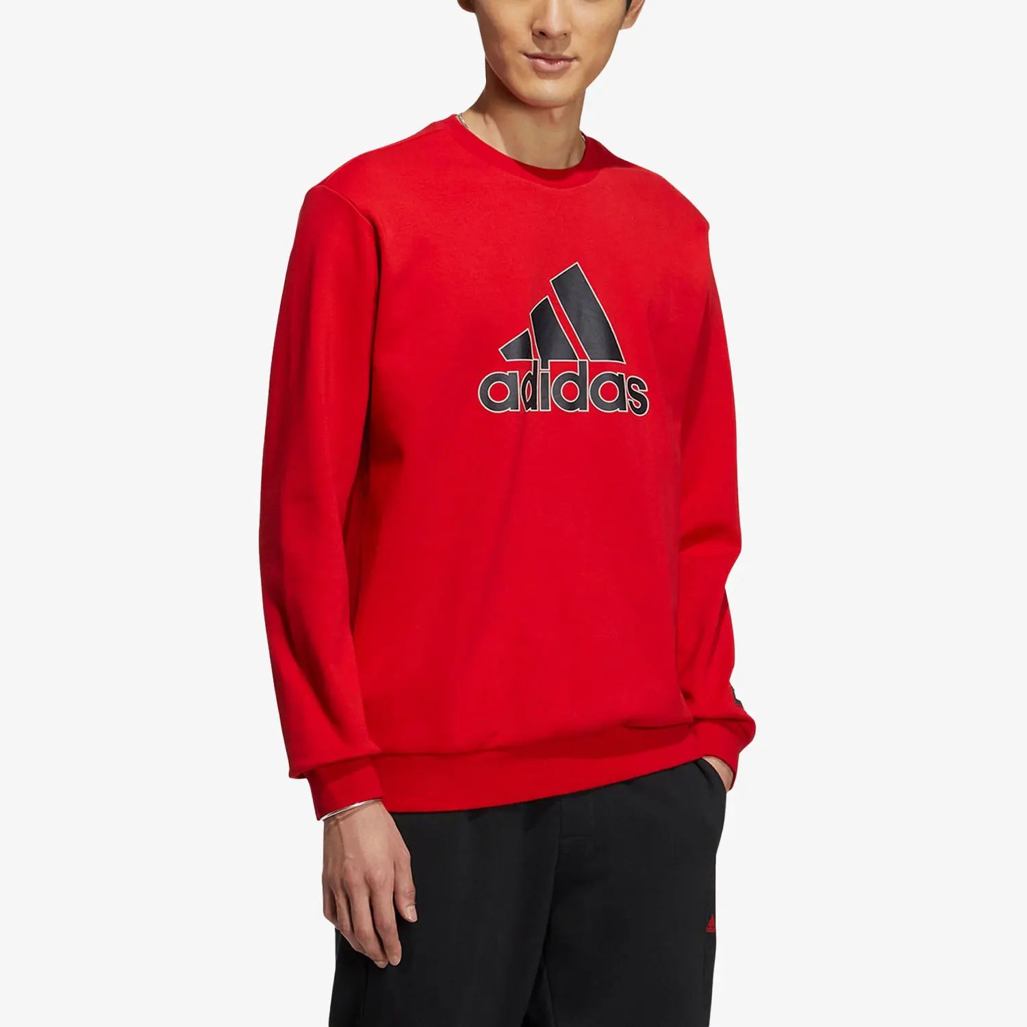 

Adidas Official Authentic 2023, весенняя мужская тренировочная толстовка с круглым вырезом HZ3025