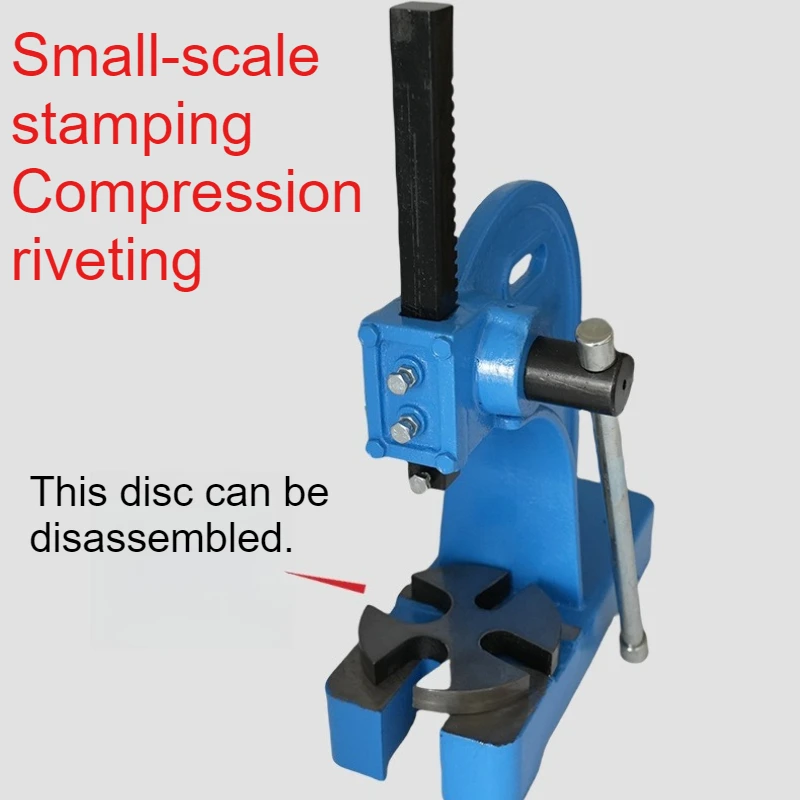 1T آلة الصحافة اليدوية عالية الكثافة آلة المضخة اليدوية تحمل الضغط عمود واحد الجمعية جزءا لا يتجزأ من آلة الصحافة الصغيرة #3