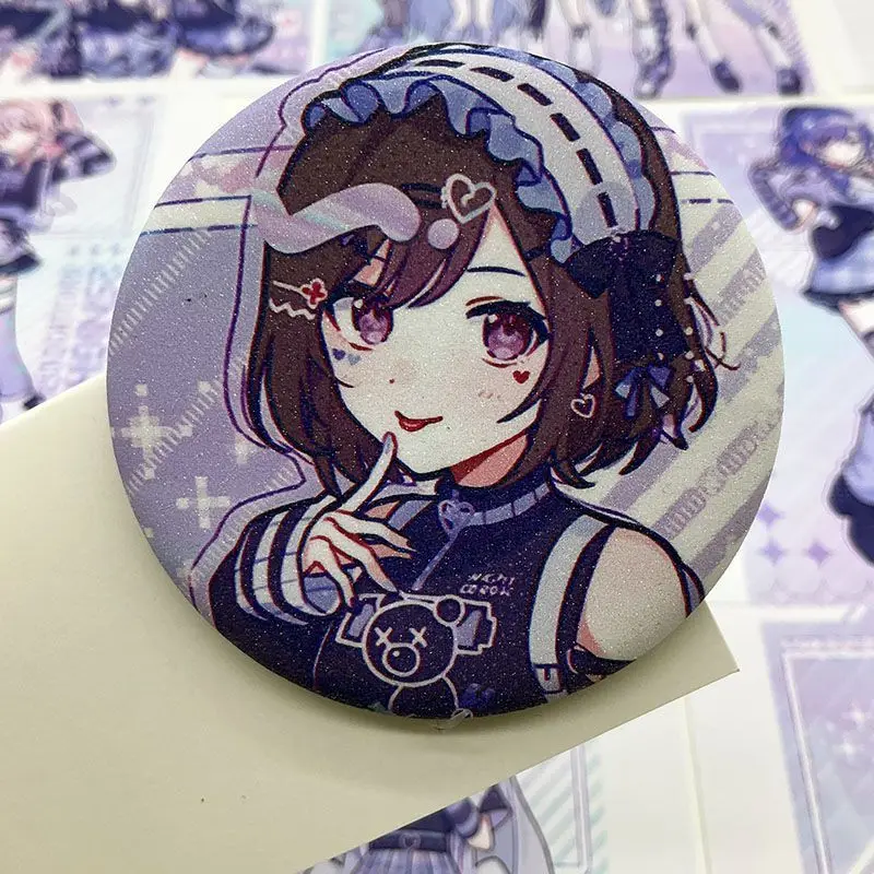 Broche de Anime Project Sekai Yoisaki Kanade para mochila, accesorios de insignia de Cosplay, tarjetas fotográficas, tarjetas coleccionables, regalos de cumpleaños