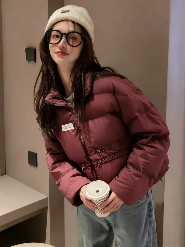 レディース ダウンコットンジャケット 冬 2026 新作 韓国風 スリープルース オルトブレッド スリープルースコート 小さいサイズ対応 暖かいアウター