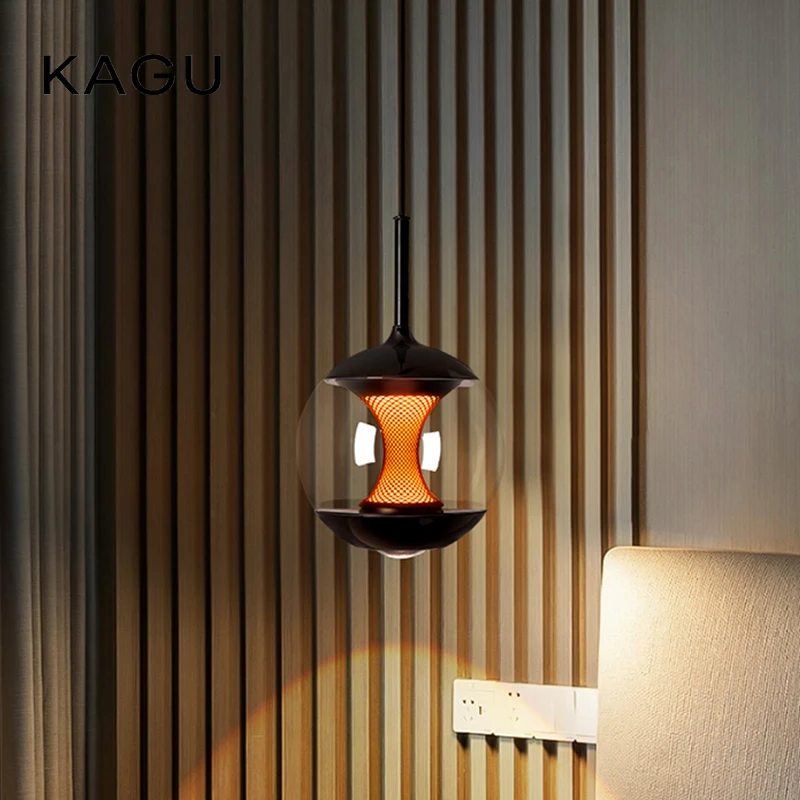 Modern Dimmable Ceiling Italian Glass Pendant Light For Dining Room Bedroom Entryway Round Table