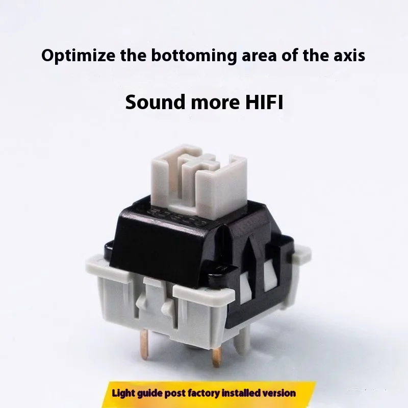 Leobog Graywood V4 Schakelaar Lineaire Pom Hifi Schakelaars Voor Aangepaste Mechanische Toetsenbordkit 5pin Met Lichtgeleider Kolom Diy