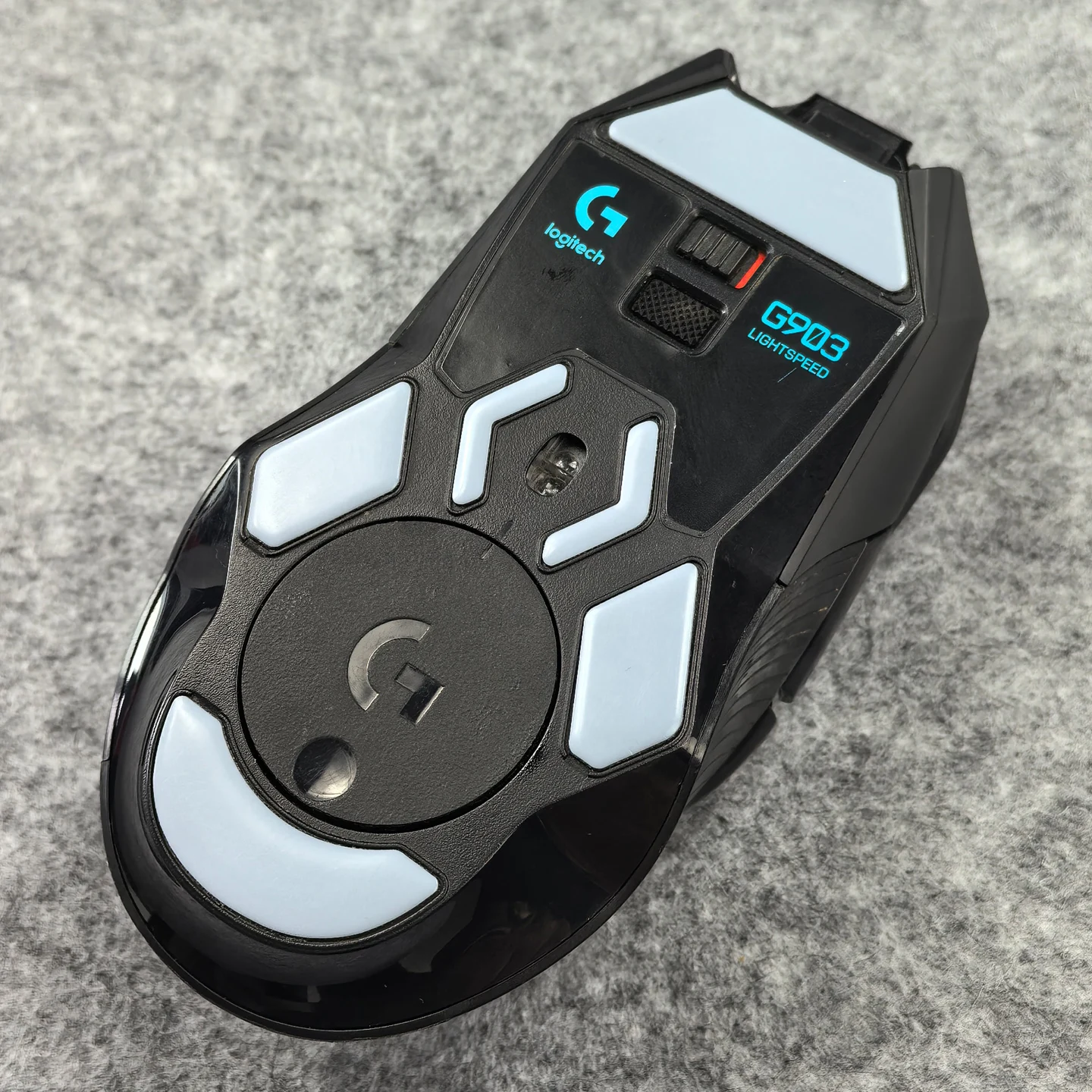 UnusualWaySports Mouse Skates Feet G903 Hero Cambered Surface PTFE Anti Collapse Magic Ice Silver Fox