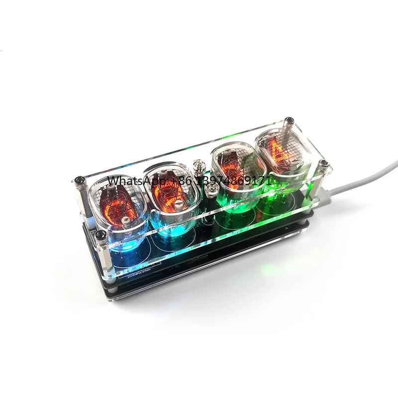 

QS27-1 SZ4-1 SZ-J2 Glow Tube Clock with WIFI Network Timing ESP8266
