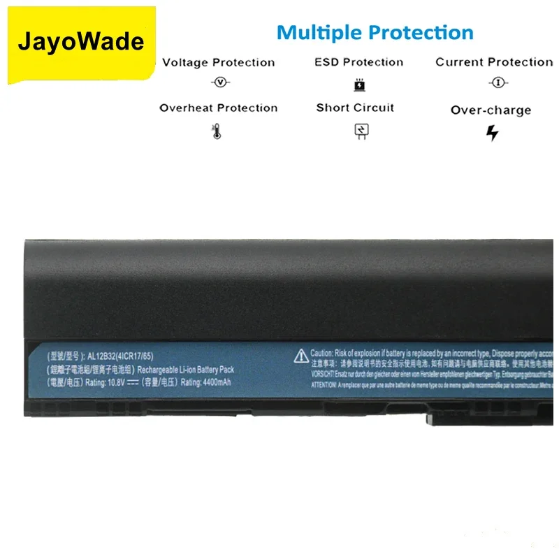 AL12B32 Laptop Battery for Acer Aspire One 725 756 V5-171 B113 B113M AL12X32 AL12A31 AL12B31 AL12B32 2500mAh Notebook Battery