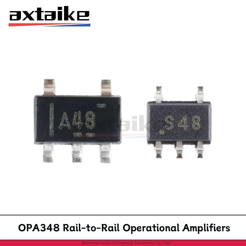 

10PCS OPA348AIDBVR A48 SOT23-5 OPA348AIDCKR S48 SC70-5 OPA348 1MHz 45µA CMOS Rail-to-Rail Operational Amplifiers SMD IC