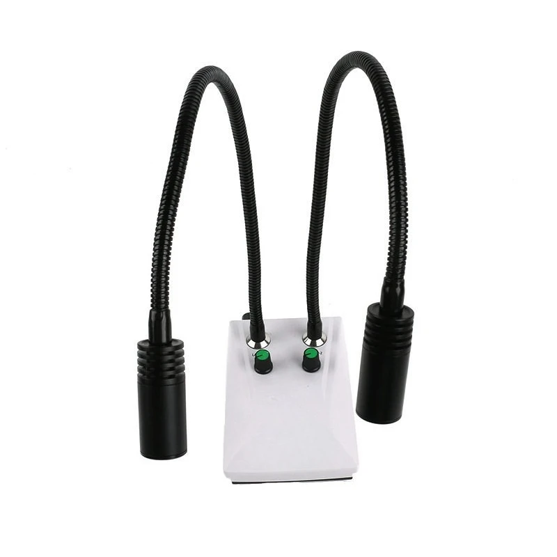 For LED Double Gooseneck Microscope Vision Light Source, Industrial Camera, Maintenance Inspection Lamp