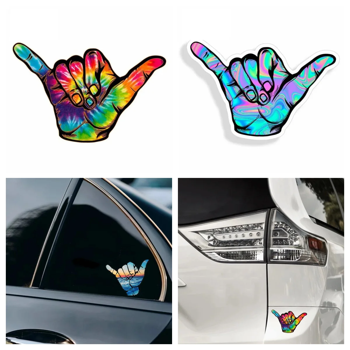 

Personality Beach Hanging Loose Surfing Hawaiian Anime Funny Car Sticker Truck Graphics Car Accessories PVC Wholesale