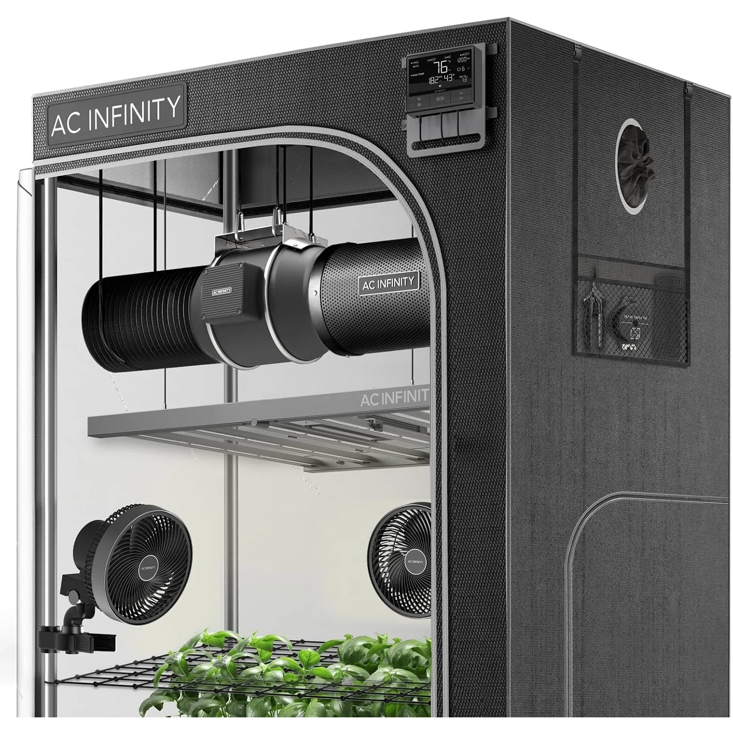 

Advance Grow System PRO 5x5, 6-Plant Kit, WiFi-Integrated Grow Tent Kit, Automate Ventilation, Circulation, 2000D Mylar Tent