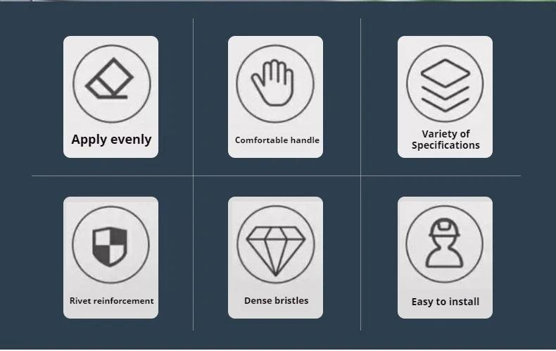 1 قطعة/4 قطعة مجموعة فرشاة طلاء بزاوية 2.5 بوصة مع مقابض خشبية بلاستيكية 6 فرش ذات شعيرات معدنية لطلاء الجدران والحواف المزخرفة