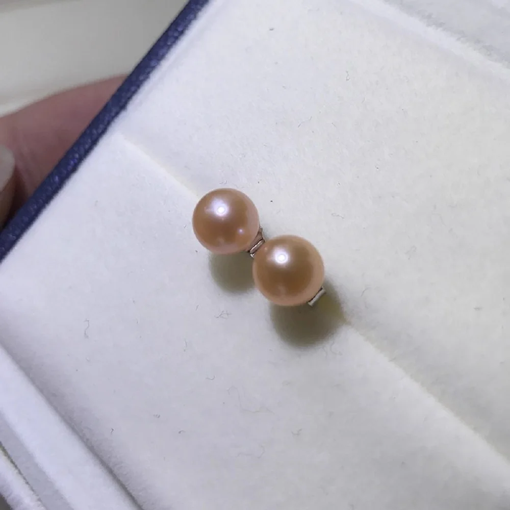 

Классические жемчужные серьги AAAA5-6 мм из натурального круглого жемчуга Южного моря, изысканные серьги 925s