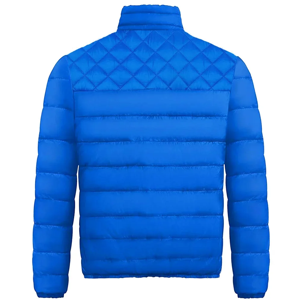 2026 Autumn Winter Men's Stand-up Collar Zipper Cotton Jacke Tops Warm Comfortable Man Jackets Tops Comfortable Down Jacket