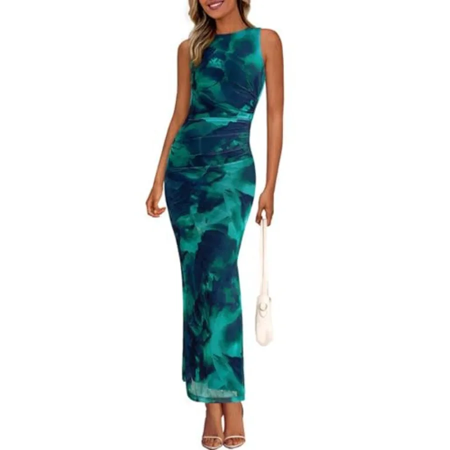 Elegant Summer Floral Maxi Dress for Women