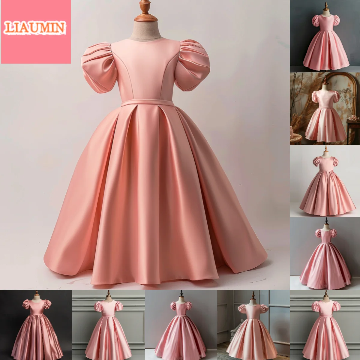 pink-cap-shoulder-satin-full-length-flower-girl-dresses-brithday-princess-first-communion-pageant-kids-skirt-customized-w8-35