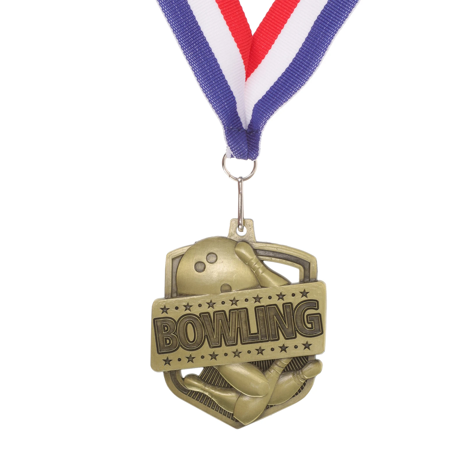 

Ancient Bronze Medal Large Sports Bowling Competition Medals Table Game Award Decorative Medals For Adults Zinc Alloy Smooth