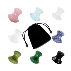 Outil de Énergie Gua Sha en Quartz Rose Naturel, Forme de Salle Plus Lente, Pierre de Guasha en Clip pour Spa, Relaxant, Ohio eur de Méditation